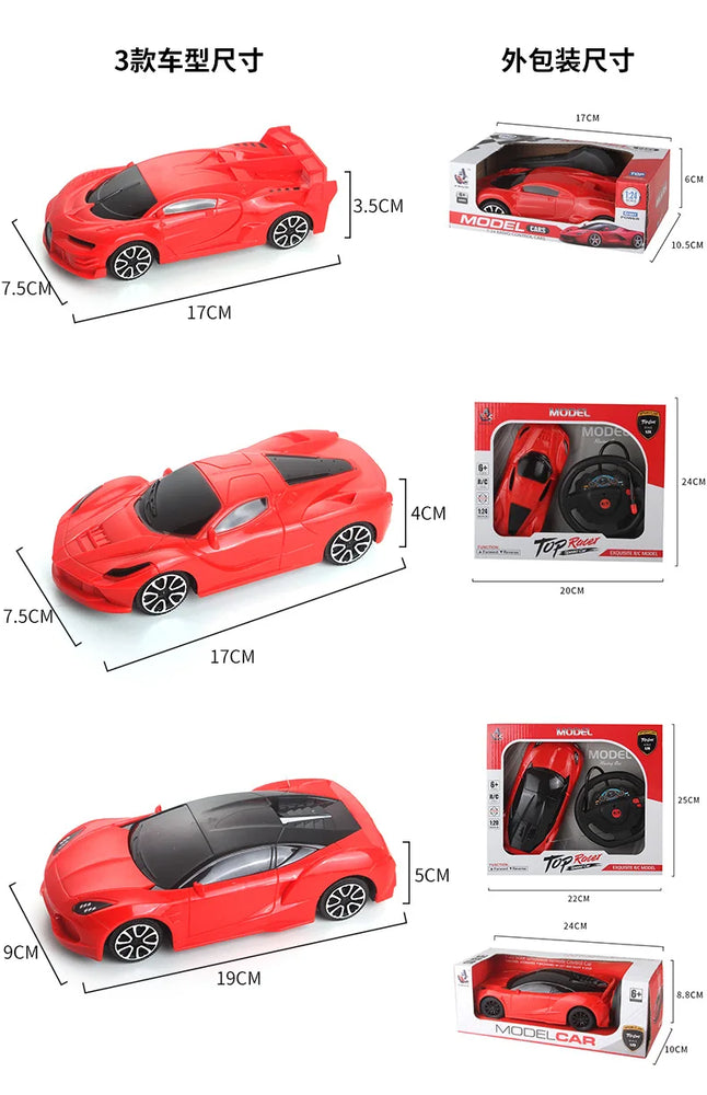 Electric 1:20 RC Car Driving Electric Radio Remote Control Car Children Birthday Four-way Remote Control Sports Car Model Toys