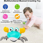 Kids Induction Escape Crab Crawling Toy Baby Electronic Pets Musical Toys Educational Toddler Moving Toy Christmas Gift