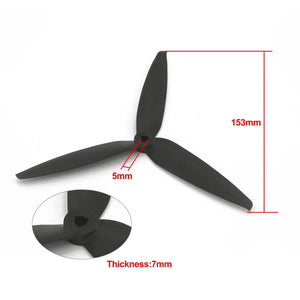 NEEBRC 7040 2Pairs 7inch 3-Blade 2CW 2CCW Low Noise Durable Propeller for FPV Racing Drone Quadcopter Mark4 2806.5 2807 Motor